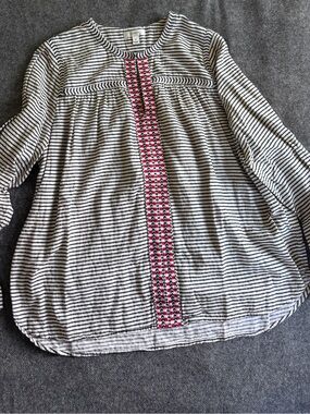 Jcrew 3/4 sleeve blouse